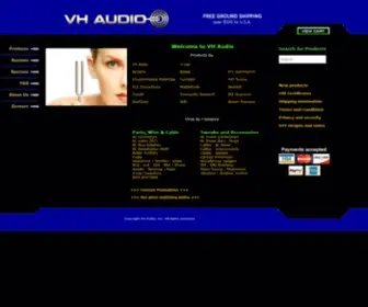 Vhaudio.com(Audio cables) Screenshot