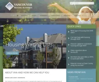 Vhausa.com(Vancouver Housing Authority) Screenshot