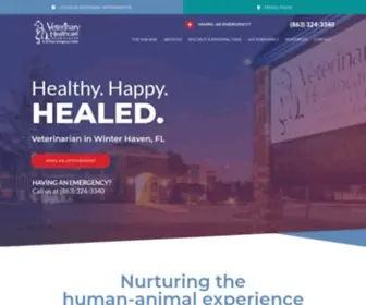 Vhavets.com(Veterinarian in Winter Haven) Screenshot