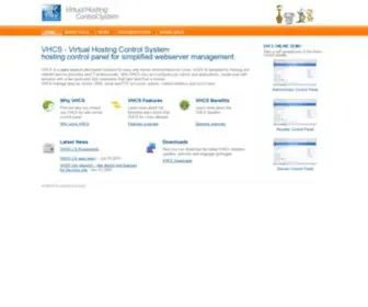 VHCS.net(VHCS open source hosting control panel for simplified webserver management) Screenshot