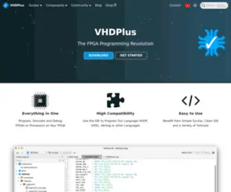 VHDplus.com(Software and Hardware) Screenshot