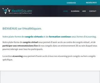 Vhealthsquare.com(Virtual Congress & eCME Conference Center) Screenshot