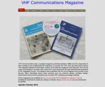 VHfcomm.co.uk(VHF Communications Magazine) Screenshot