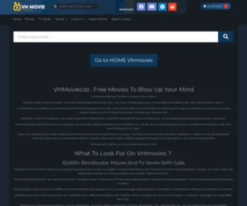 Vhmovies.net(VHMoviesWatch Free Movies Online) Screenshot