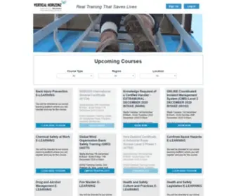 VHNZtraining.co.nz(Vertical Horizonz Courses) Screenshot