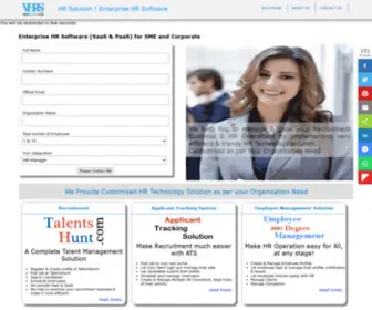 VHRssaas.com(Enterprise HR Software Development Company in India) Screenshot