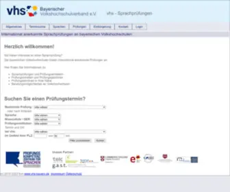 VHS-Sprachpruefungen.de(Sprachprüfungen) Screenshot