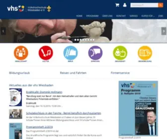 VHS-Wiesbaden.de(Vhs Wiesbaden) Screenshot