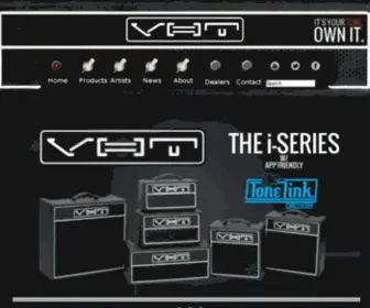 Vhtamp.com(VHT AMPLIFIERS) Screenshot