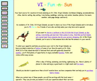 VI-Fun-N-Sun.com(Vacation, St) Screenshot