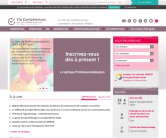 Via-Competences.fr(Compétences) Screenshot