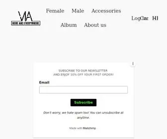 Via-Eyewear.com(VIA EYEWEAR) Screenshot