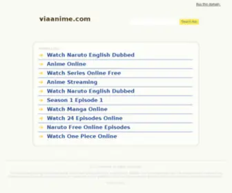 Viaanime.com(The Leading Via Anime Site on the Net) Screenshot