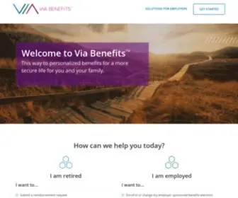 Viabenefits.com(This way to personalized benefits) Screenshot