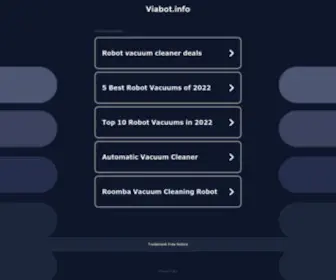 Viabot.info(Viabot info) Screenshot