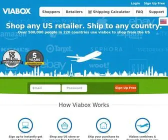 Viabox.com(Get a Forever FREE US address. Viabox) Screenshot