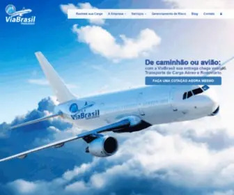 Viabrasiltransaereo.com.br(Transporte de Carga Aéreo e Rodoviário) Screenshot