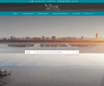 Viac-Miami.com(Viac Luxury RE Viac Luxury RE) Screenshot