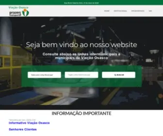 Viacaoosasco.com.br(Viação Osasco) Screenshot