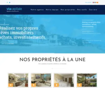 Viacapitalerd.com(Immobilier République Dominicaine) Screenshot