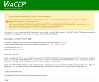 Viacep.com.br(Webservice CEP e IBGE gratuito) Screenshot