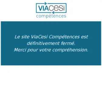 Viacesi.fr(Compétences) Screenshot