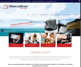 Viacoltur.com(Empresa de Transporte Especial) Screenshot