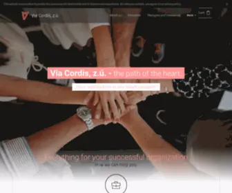 Viacordis.cz(Via) Screenshot