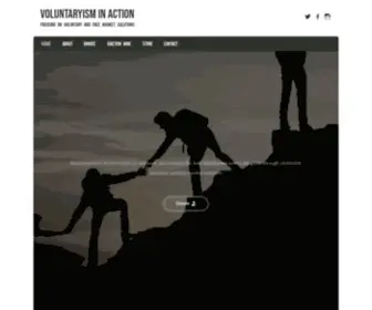 Viaction.org(Voluntaryism in Action Home) Screenshot