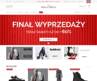 Viadellaspiga.pl(Ekskluzywne włoskie buty damskie i męskie) Screenshot