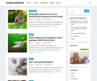 Viadierenwinkel.nl(Online dierenwinkel) Screenshot