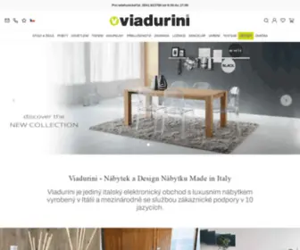 Viadurini.cz(Online prodej luxusního nábytku. Široký katalog Made in Italy) Screenshot