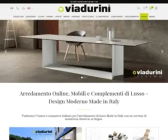 Viadurini.it(Vendita arredamento online mobili di lusso. Un vasto catalogo Made in Italy) Screenshot