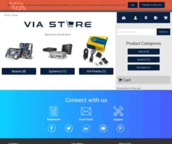 Viaembeddedstore.com(VIA Store) Screenshot