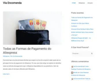 Viaencomenda.com.br(Via Encomenda) Screenshot