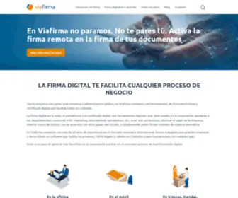 Viafirma.com.co(Firma digital y electrónica de documentos en Colombia) Screenshot