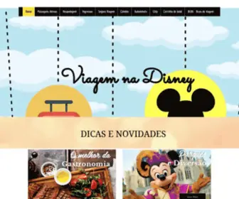 Viagemnadisney.com.br(Viagem na Disney) Screenshot