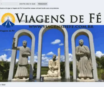 Viagensdefe.com.br(Viagens de Fé) Screenshot