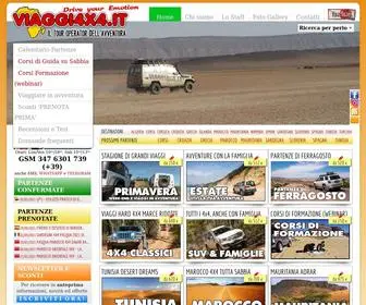 Viaggi4X4.it(VIAGGI 4X4) Screenshot