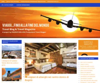 Viaggiallafinedelmondo.it(Travel Blog & Travel Magazine (BlogMag)) Screenshot