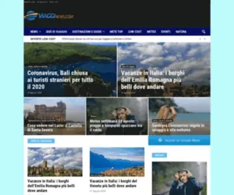 Viagginews.com(Sito di informazione su Viaggi e Vacanze) Screenshot