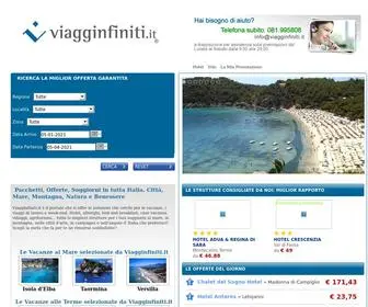 Viagginfiniti.it(Prenota Hotel e Alberghi in Italia) Screenshot