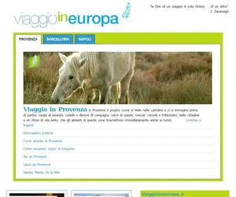 Viaggioineuropa.it(Viaggio in Europa) Screenshot