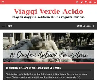 Viaggiverdeacido.com(Viaggi Verde Acido travel blog) Screenshot