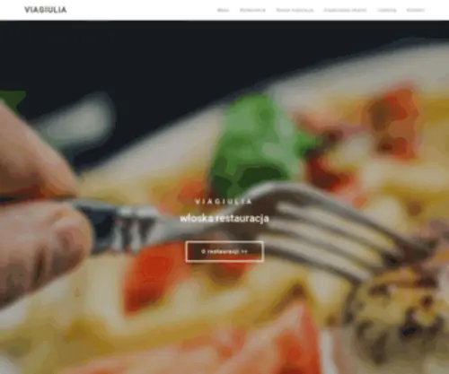 Viagiulia.pl(Warszawska Restauracja Viagiulia) Screenshot
