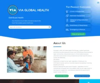 Viaglobalhealth.com(VIA Global Health Shop) Screenshot