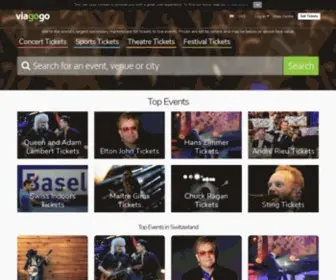 Viagogo.ch(Kaufen & verkaufen bei viagogo) Screenshot