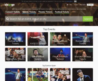 Viagogo.es(Intercambio de Entradas de viagogo) Screenshot