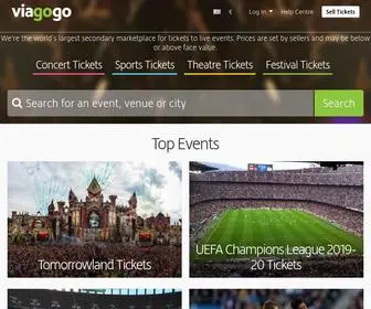 Viagogo.fr(Billets et Places de Concert) Screenshot