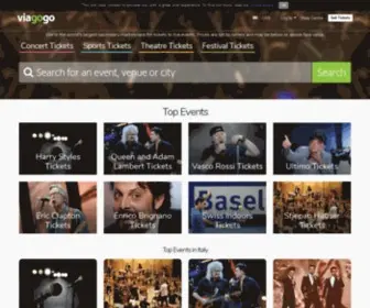 Viagogo.it(Mercato Biglietti viagogo) Screenshot